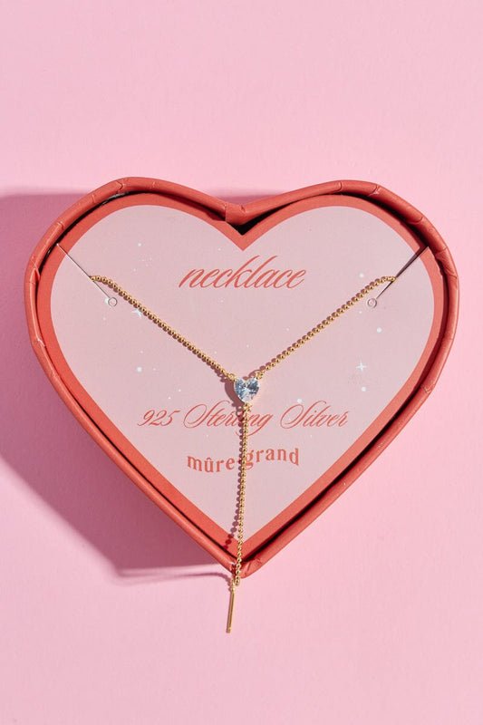 Beaded Pierced Heart Sterling Silver Necklaces Rings mure + grand 