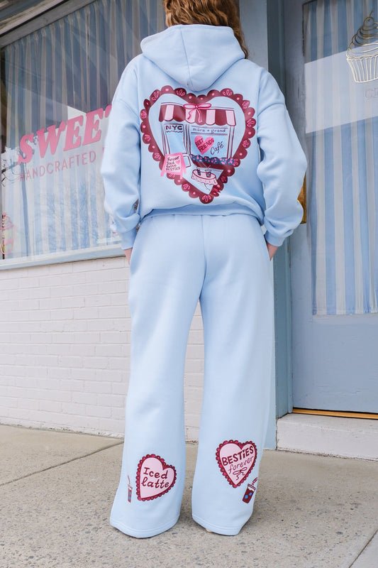 Best Friends Cafe Wide Leg Sweatpants Clothing mure + grand 