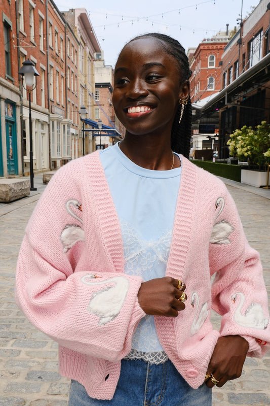 Birds of a Feather Puff Cardigan CARDIGAN mure + grand 