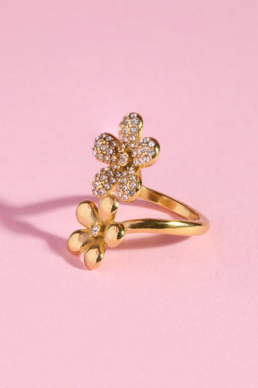 Blooming All Around Stacking Ring Rings mure + grand Gold 6 
