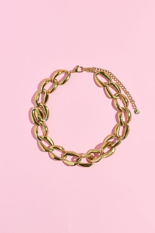 Chunky Oval Link Necklaces Necklaces mure + grand 