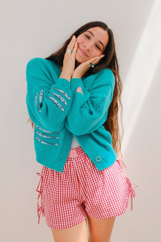 Coastal Crush Puff Cardigan CARDIGAN mure + grand 