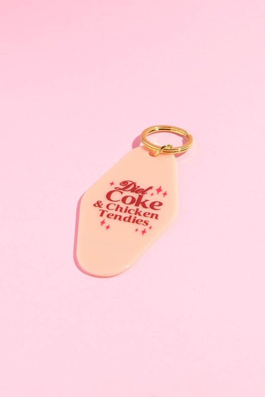 Diet Coke & Chicken Tendies Motel Keychain Keychain mure + grand 