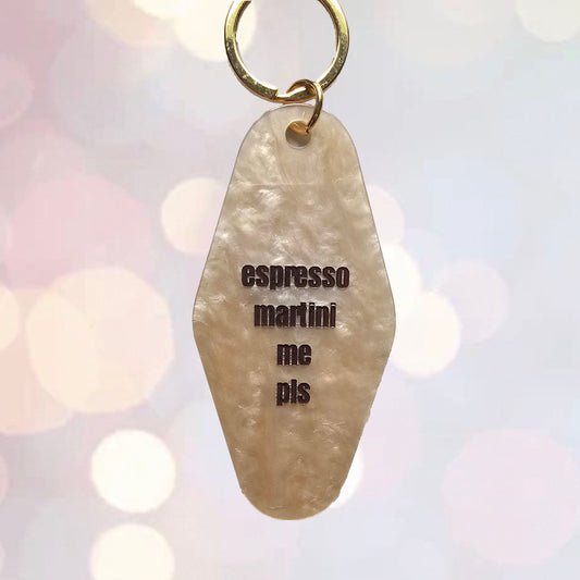 Espresso Martini Me Pls Motel Keychain Keychain mure + grand 