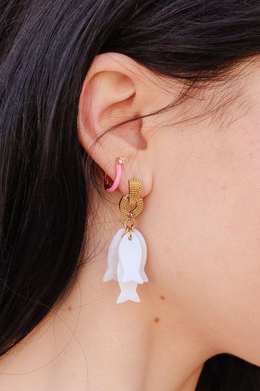 Plenty of Fish Charm Dangle Earring Earrings mure + grand 