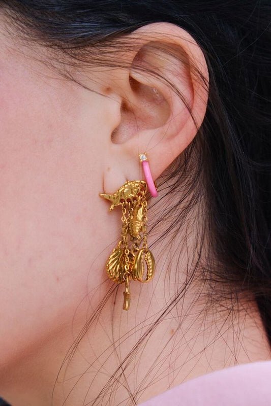 Sea Wanderer Statement Earrings Earrings mure + grand 