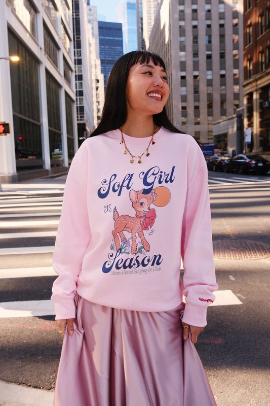 Soft Girl Season Graphic Sweatshirt sweatshirt mure + grand 