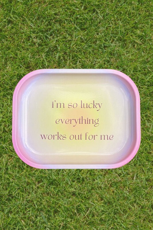 I'm So Lucky Rolling Tray Rolling Trays Mure + Grand 