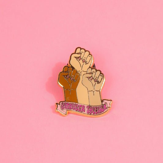Stronger Together Enamel Pin Enamel Pin Patches & Pins 